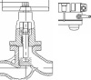 Клапан запорный 1с-8-2Э DN 80 мм PN 100 кгс/см2