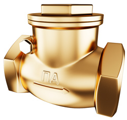 Nonferrous alloy check valves Nonferrous alloy check valves. Image