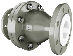 Check valves for aggressive media Check valves for aggressive media. Image