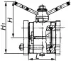 Кран шаровой запорный 11тн41п DN 80 мм PN 25 кгс/см2