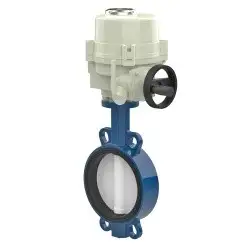Затвор поворотный дисковый межфланцевый ПА 332.80.16-01  с электроприводом DN 80 мм PN 16 кгс/см2