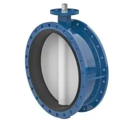 Затвор поворотный дисковый фланцевый ПА 353.500.16-01Ф  с голым штоком DN 500 мм PN 16 кгс/см2
