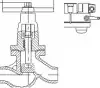 Клапан запорный 1с-8-2Э DN 80 мм PN 100 кгс/см2