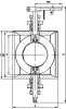 Клапан регулирующий 12с-5-5 DN 700 мм PN 25 кгс/см2
