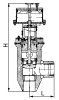 Клапан впускной угловой Т-366бсМ DN 275 мм PN 265 кгс/см2