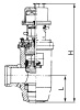 Клапан впускной угловой Т-364бсМ DN 250 мм PN 230 кгс/см2