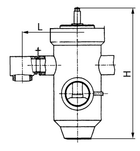 Клапан обратный угловой Т-467БСМ DN 250 мм PN 370 кгс/см2