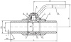 Кран шаровой ЗАРД 015.16.40-03.Р DN 15 мм PN 16 кгс/см2