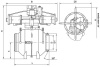 Кран шаровой ПТ 39180-300-08 DN 300 мм PN 100 кгс/см2