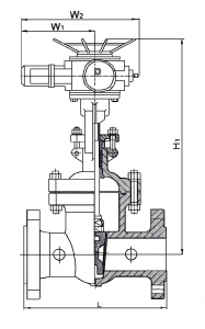 30с964нж cast gate valve, DN150, PN25 