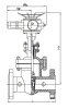 Задвижка клиновая литая 30с964нж DN 250 мм PN 25 кгс/см2