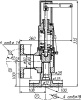 Клапан предохранительный пружинный 15с-2-2 DN 32 мм PN 16 кгс/см2