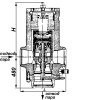 Клапан главный предохранительный с двухсторонним подводом пара 969-250/300 DN 250/300 мм PN 40 кгс/см2
