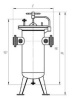 Фильтр сетчатый дренажный жидкостный ФС.ДЖ.500х16-01 DN 500 мм PN 16 кгс/см2
