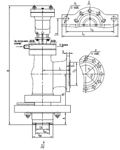 Клапан главный предохранительный 875-125-0 DN 125/250 мм PN 250 кгс/см2