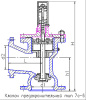 Клапан предохранительный 7с-6-2 DN 200 мм PN 40 кгс/см2