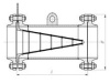 Фильтр сетчатый горизонтальный (конусный) ФСК.Ф(П).400х25-03 DN 400 мм PN 25 кгс/см2
