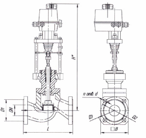 15с922нж globe valve, DN32, PN40 