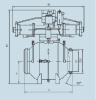 Кран шаровой 11лс(6)773п-ХЛ DN 500 мм PN 80 кгс/см2