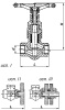 Клапан запорный 15нж68нж DN 15 мм PN 160 кгс/см2