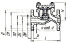 Клапан обратный пружинный 16с81п DN 50 мм PN 16 кгс/см2
