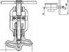 Клапан запорный 1с-9-2 DN 80 мм PN 100 кгс/см2