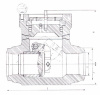 Затвор (клапан) обратный поворотный 1516-200-0А DN 200 мм PN 100 кгс/см2