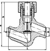 Клапан обратный 3с-7-1 DN 20 мм PN 373 кгс/см2