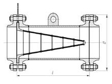 Фильтр сетчатый горизонтальный (конусный) ФСК.Ф(П).200х40-01 DN 200 мм PN 40 кгс/см2