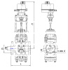 Клапан регулирующий двухседельный 25ч940нж DN 50 мм PN 16 кгс/см2