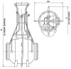 Кран шаровой ПТ 39180-300-09 DN 300 мм PN 100 кгс/см2