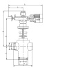 Клапан запорно-дроссельный 950-150/250-Э-02 DN 150/250 мм PN 250 кгс/см2