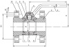 Кран шаровой ЗАРД 050.80.20-00.Р DN 50 мм PN 80 кгс/см2