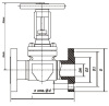 Задвижка клиновая 31с45нж DN 100 мм PN 160 кгс/см2