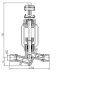 Клапан регулирующий 1521-32-Р DN 32 мм PN 63 кгс/см2