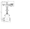 Клапан регулирующий 1157-250-Э DN 250 мм PN 284 кгс/см2