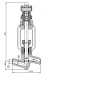 Клапан регулирующий 1523-20-Р DN 20 мм PN 63 кгс/см2