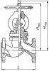 Клапан запорный 15с22нж DN 40 мм PN 40 кгс/см2